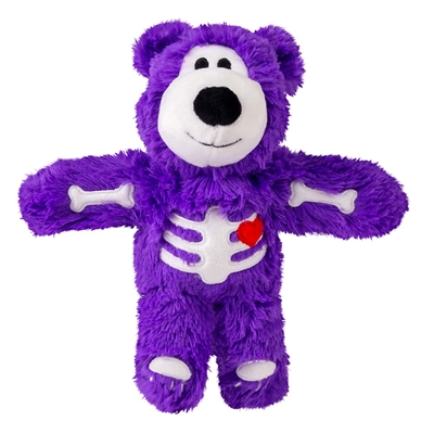 KONG Halloween Wild Knots Skeletbjørn Lilla M/L